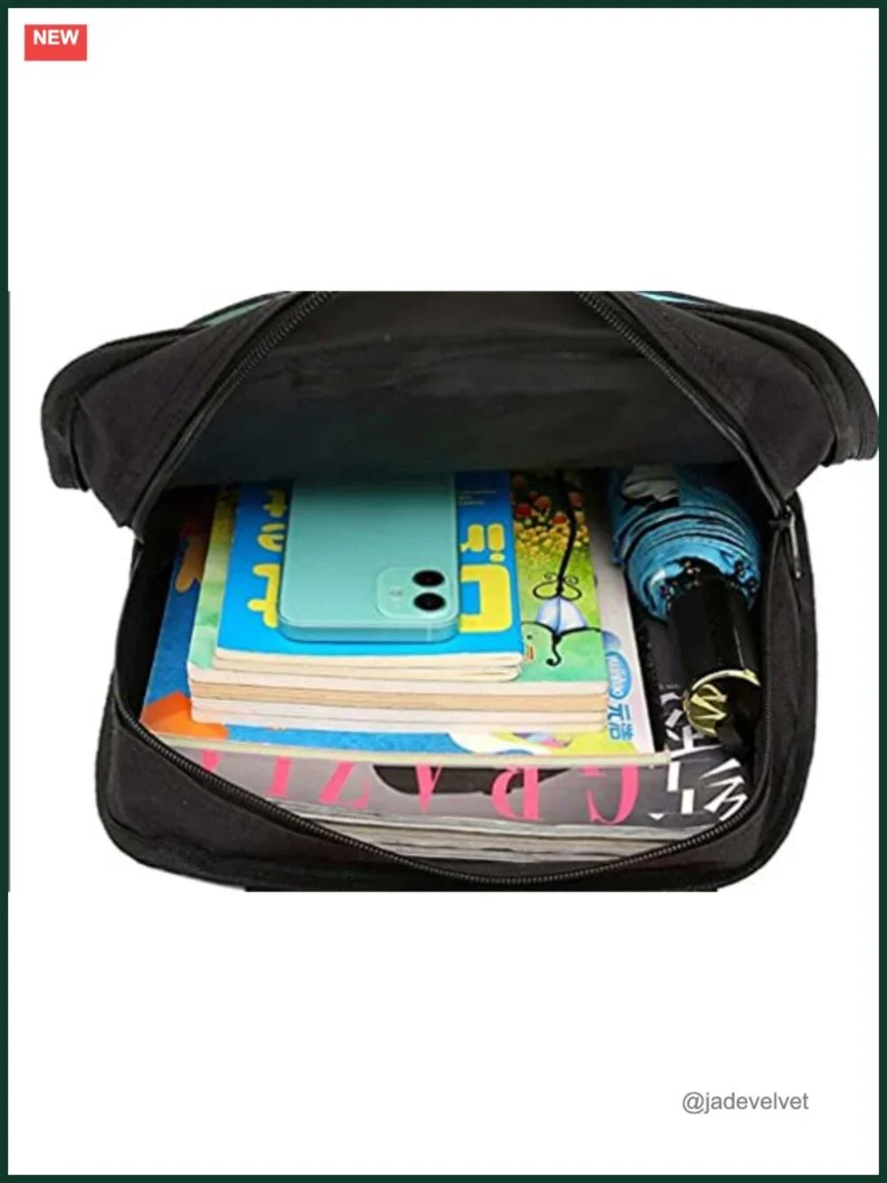 Kids 3D Cartoon Backpack Daypack Water-Resistant Nylon School Bag